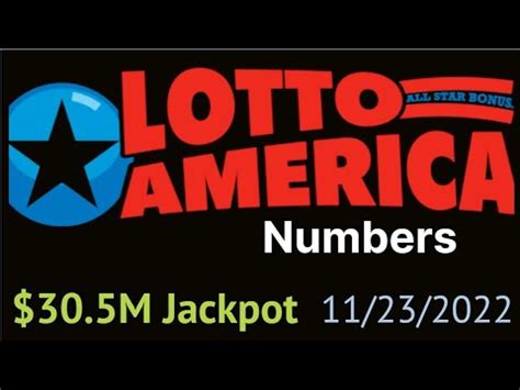 Lotto America Draw Result .